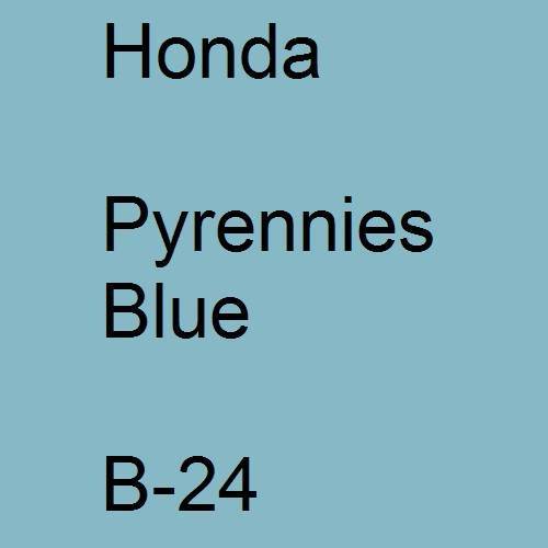 Honda, Pyrennies Blue, B-24.